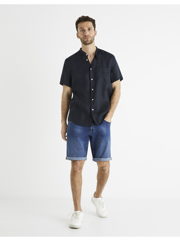 Celio Ľanová košeľa Bamaopoc Celio