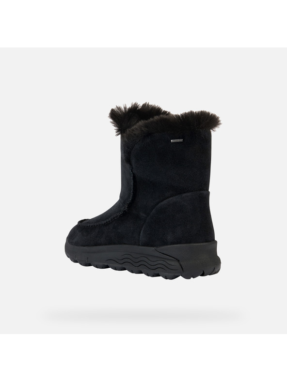 Geox Čierne dámske členkové topánky Geox Spherica 4X4 B ABX