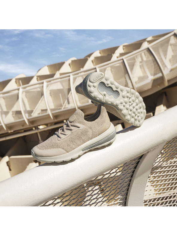 Geox Béžové dámske tenisky Geox Spherica Actif