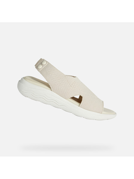 Geox Biele dámske sandále Geox Spherica Ec5