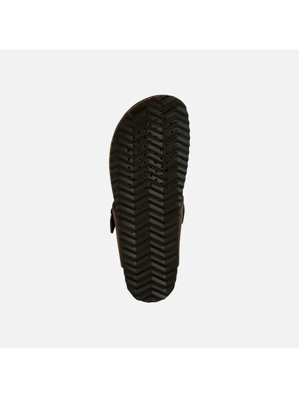 Geox Hnedé dámske žabky Geox Brionia