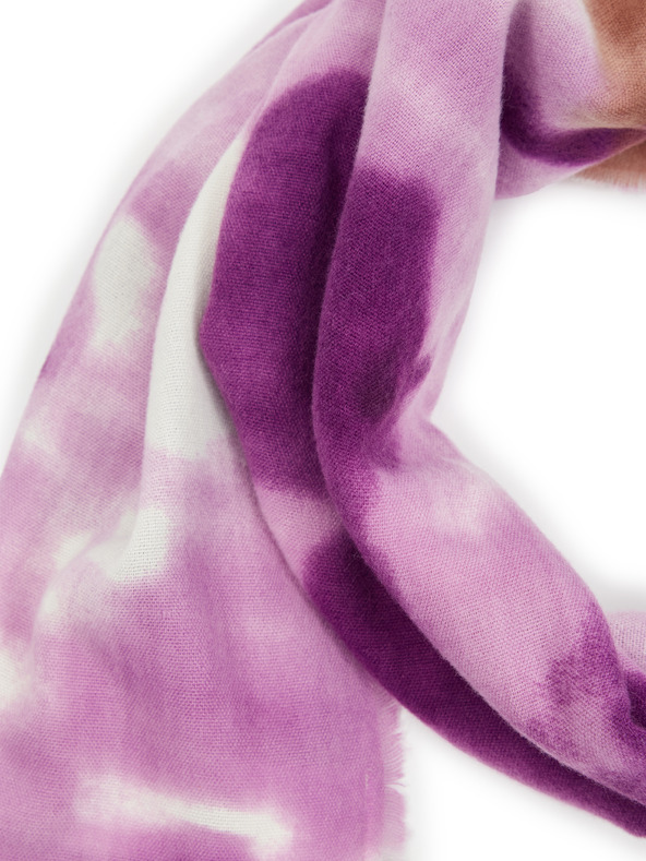 Orsay Fialová dámska vzorovaná šatka ORSAY