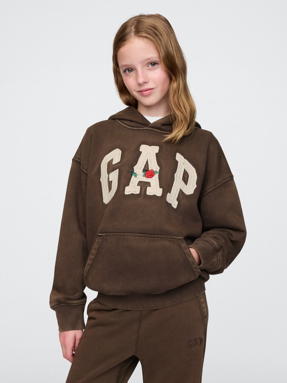 GAP Detská mikina s logom Western Unisex GAP