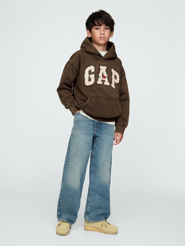 GAP Detská mikina s logom Western Unisex GAP