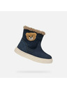 Geox Tmavomodré dievčenské zimné topánky Geox Nashik