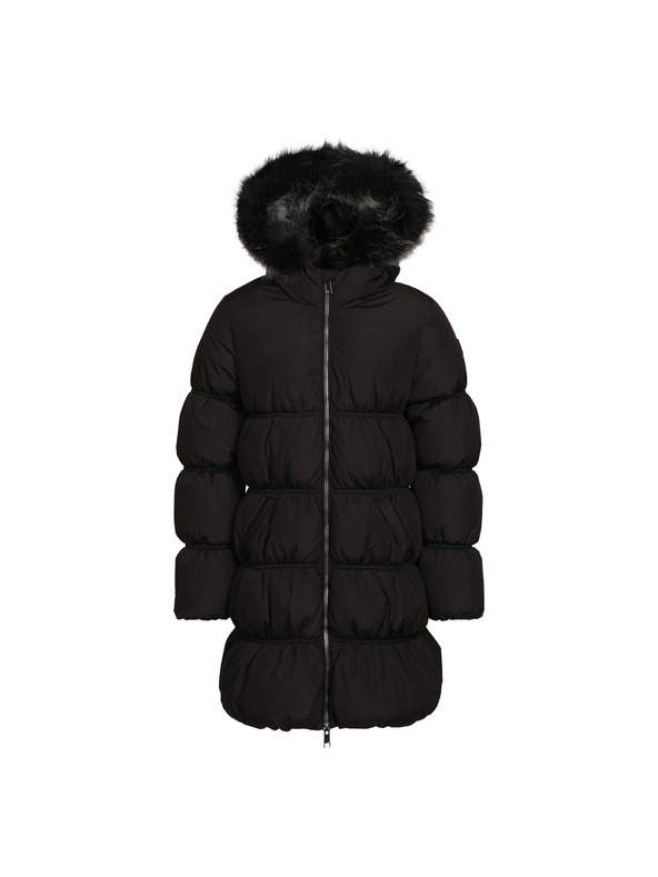 NAX Detský hi-therm kabát nax NAX MONO čierny