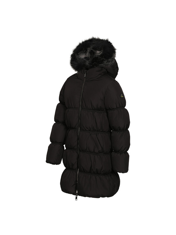 NAX Detský hi-therm kabát nax NAX MONO čierny