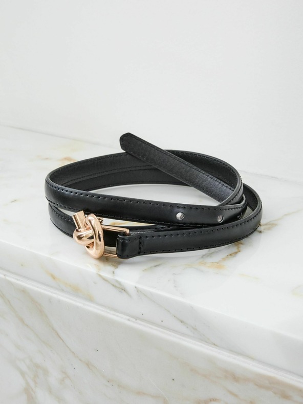 Orsay Čierny dámsky opasok ORSAY