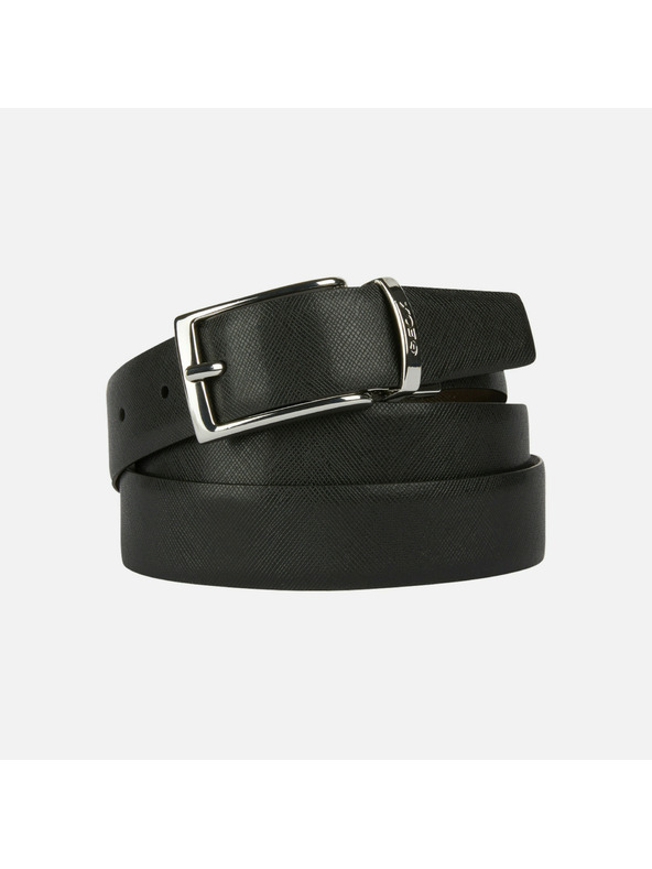 Geox Čierny pánsky opasok Geox