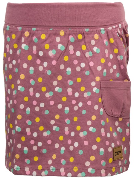 ALPINE PRO Staroružová dievčenská vzorovaná sukňa Alpine Pro ASKIO