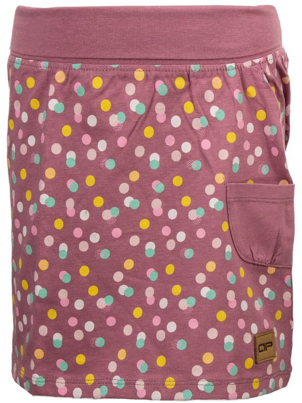 ALPINE PRO Staroružová dievčenská vzorovaná sukňa Alpine Pro ASKIO