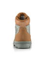 NAX Hnedé a sivé pánske zimné členkové topánky NAX Ganic