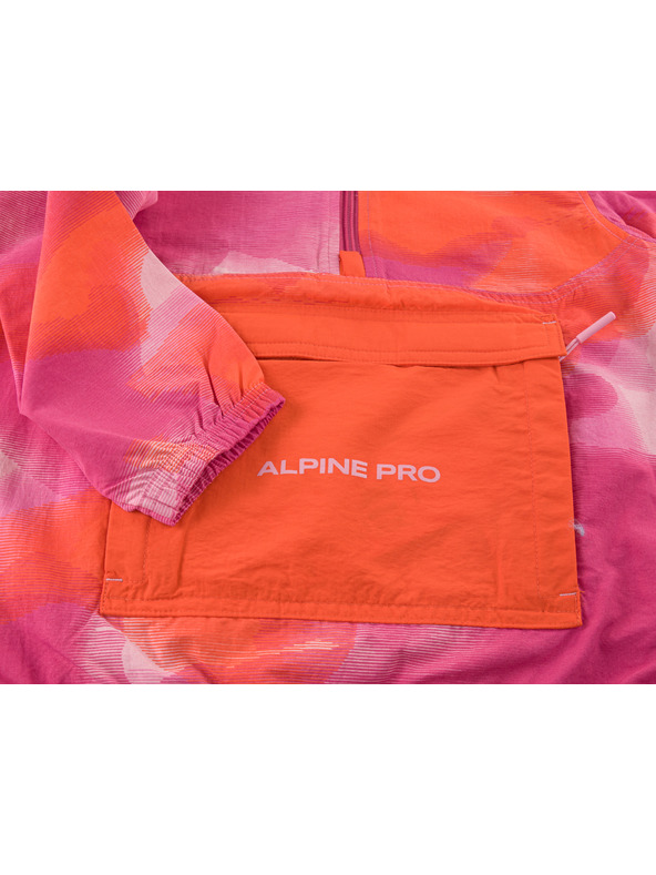 ALPINE PRO Ružová vodoodpudivá bunda pre deti ALPINE PRO GOZERO