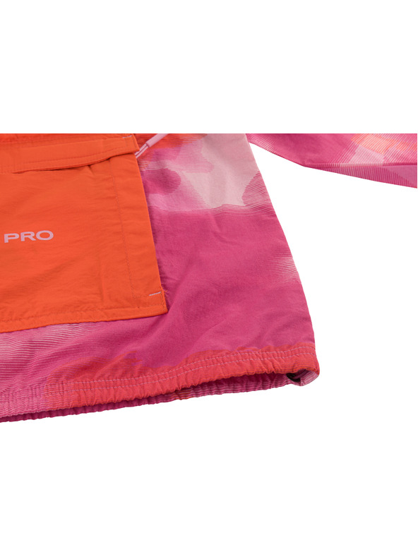 ALPINE PRO Ružová vodoodpudivá bunda pre deti ALPINE PRO GOZERO