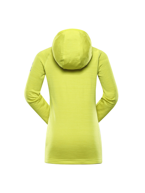 ALPINE PRO Neónovo zelená detská funkčná mikina ALPINE PRO Gorfo