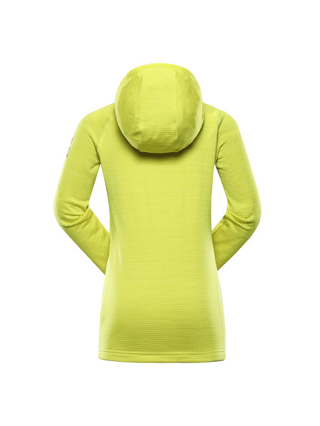 ALPINE PRO Neónovo zelená detská funkčná mikina ALPINE PRO Gorfo