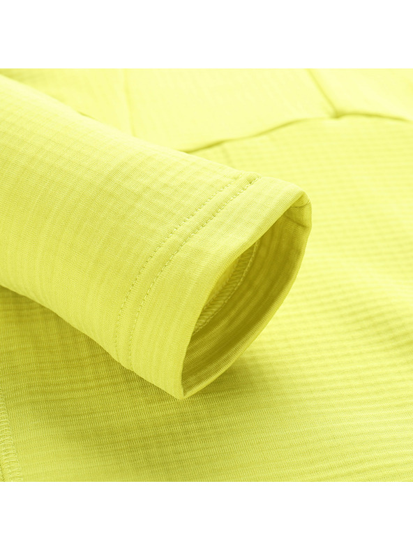 ALPINE PRO Neónovo zelená detská funkčná mikina ALPINE PRO Gorfo