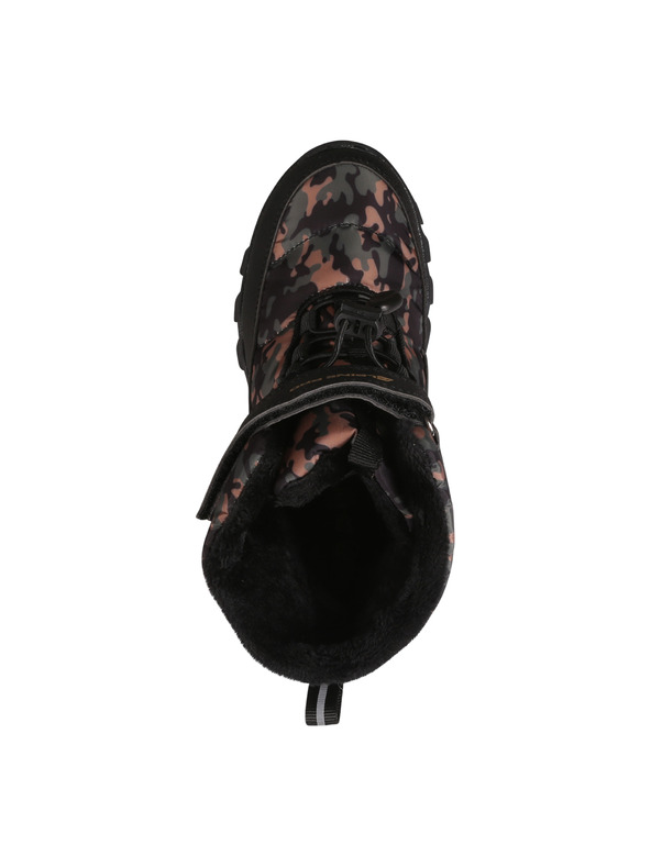 ALPINE PRO Čierne vzorované detské snehule Alpine Pro Lando