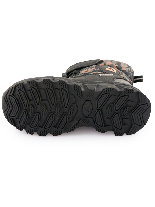 ALPINE PRO Čierne vzorované detské snehule Alpine Pro Lando