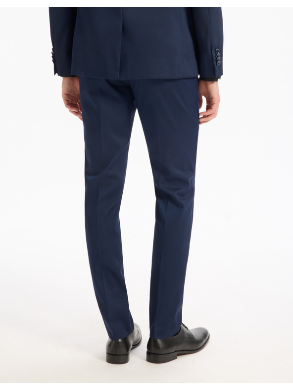 Celio Tmavomodré oblekové nohavice Celio Rodiamond