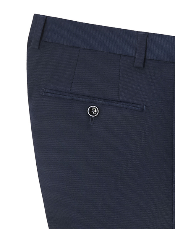 Celio Tmavomodré oblekové nohavice Celio Rodiamond