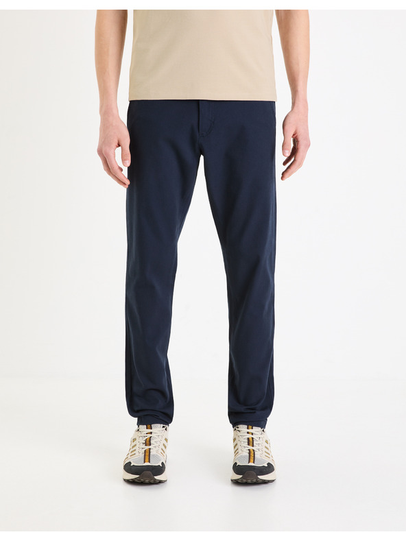 Celio Tmavomodré pánske nohavice Celio