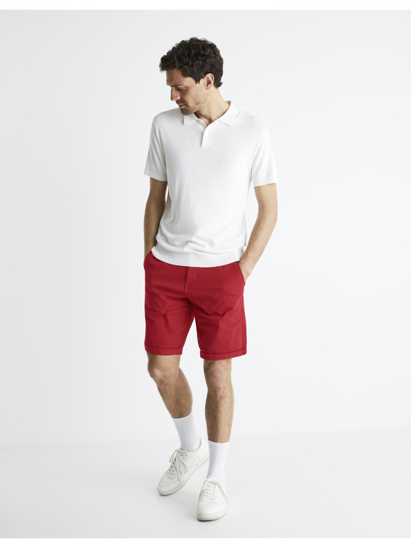 Celio Bavlnené chino šortky Bochinobm Celio