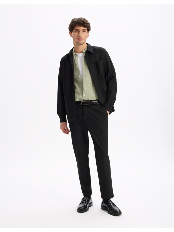 Celio Čierne pánske nohavice Celio Cosmart