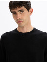 Celio Čierny pánsky sveter Celio Decoton