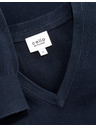 Celio Tmavomodrý pánsky základný sveter Celio Decotonv