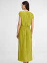 Orsay Zelené dámske plisované maxišaty ORSAY