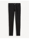 Celio Čierne pánske džínsy skinny fit Celio Foskinny1