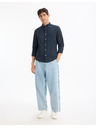 Celio Tmavomodrá pánska košeľa Celio Daxford