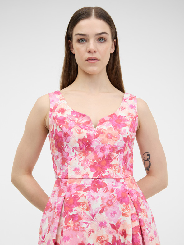 Orsay Ružové dámske kvetinové šaty ORSAY