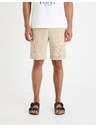Celio Béžové pánske šortky Celio Doevanbm