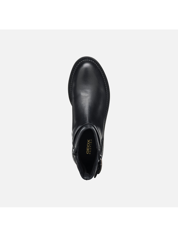Geox Čierne dámske členkové topánky Geox Serilda
