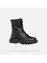 Geox Čierne dámske členkové čižmy Geox Lamidie + Grip ABX