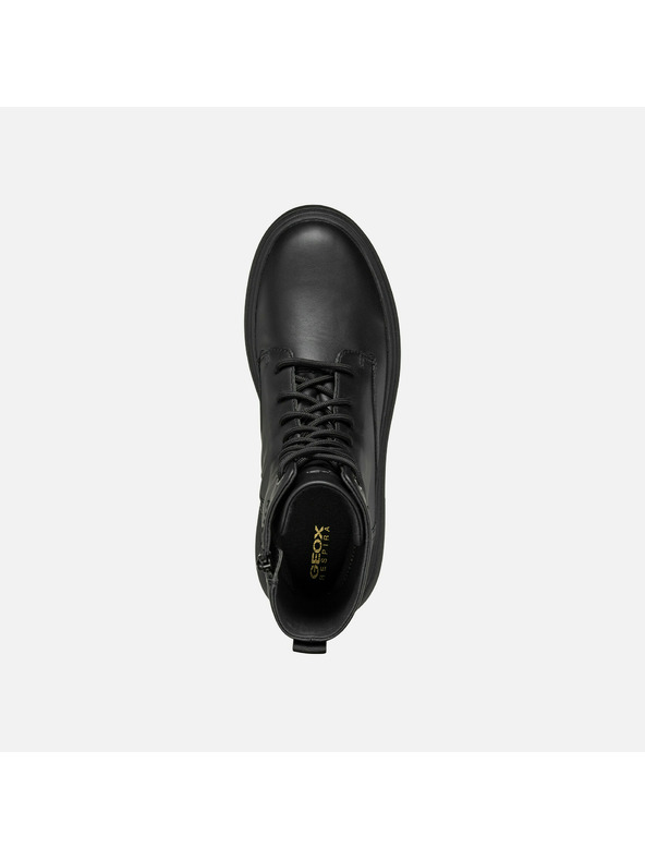 Geox Čierne dámske členkové čižmy Geox Lamidie + Grip ABX