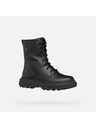 Geox Čierne dámske členkové čižmy Geox Lamidie + Grip ABX