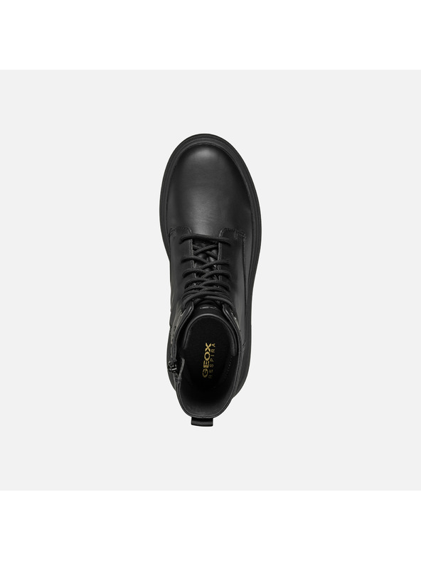 Geox Čierne dámske členkové čižmy Geox Lamidie + Grip ABX