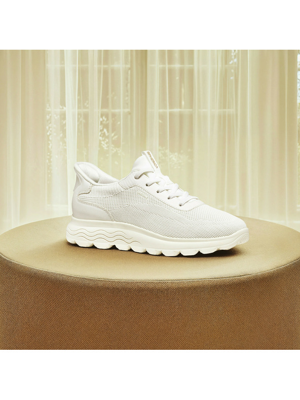 Geox Biele dámske tenisky Geox Spherica Plus