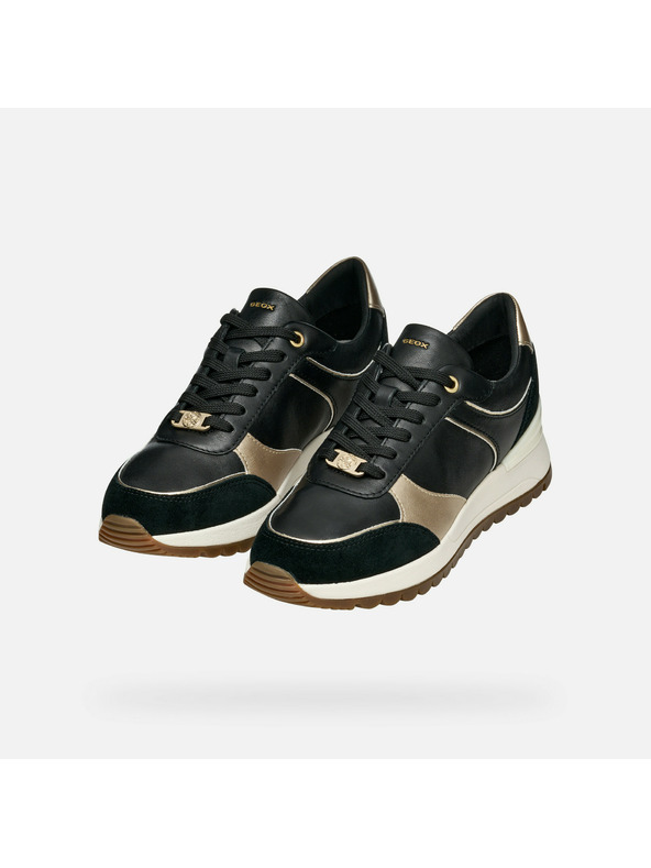 Geox Čierne dámske tenisky Geox Desya