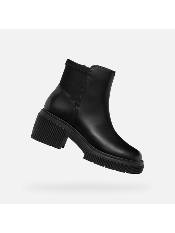 Geox Čierne dámske členkové tenisky Geox Spherica EC15