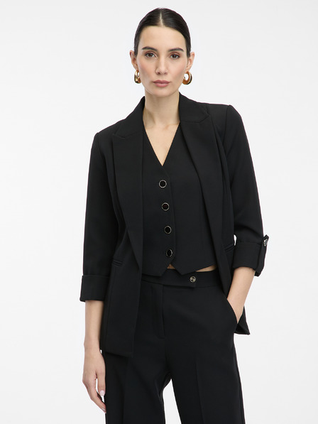 Orsay Čierne dámske sako ORSAY