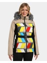 Kilpi Dámska lyžiarska bunda Kilpi CLAIR-W Beige