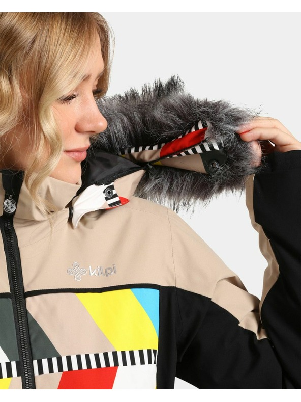 Kilpi Dámska lyžiarska bunda Kilpi CLAIR-W Beige