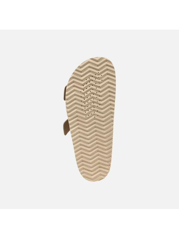 Geox Béžové dámske papuče Geox Sandybett