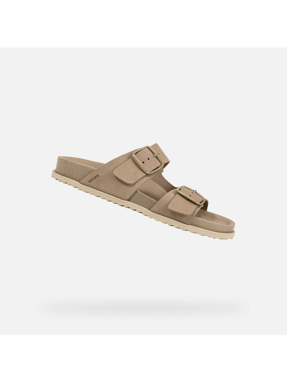 Geox Béžové dámske papuče Geox Sandybett
