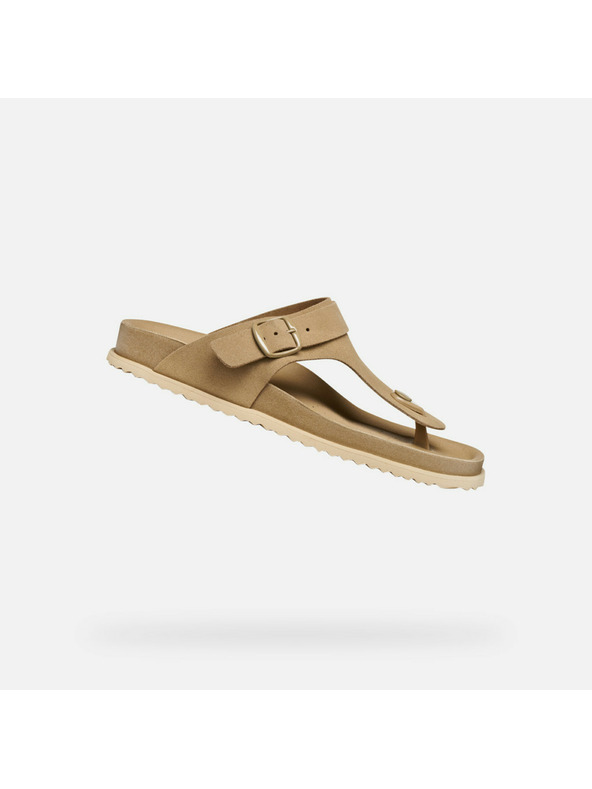 Geox Béžové dámske žabky Geox Sandybett