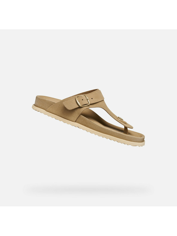 Geox Béžové dámske žabky Geox Sandybett